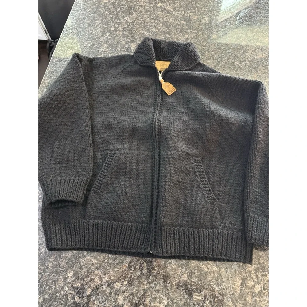 Supreme Child of Hell Cowichan‎ Sweater Black, Red FW24 Mens L. New Coat